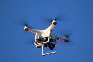 Cowboys take home opener 6-3 in front of capacity crowd Cool overhead camera drone was zooming overhead, filming a Cowboy's commercial. (Courier Photo: Bryon Garrison)